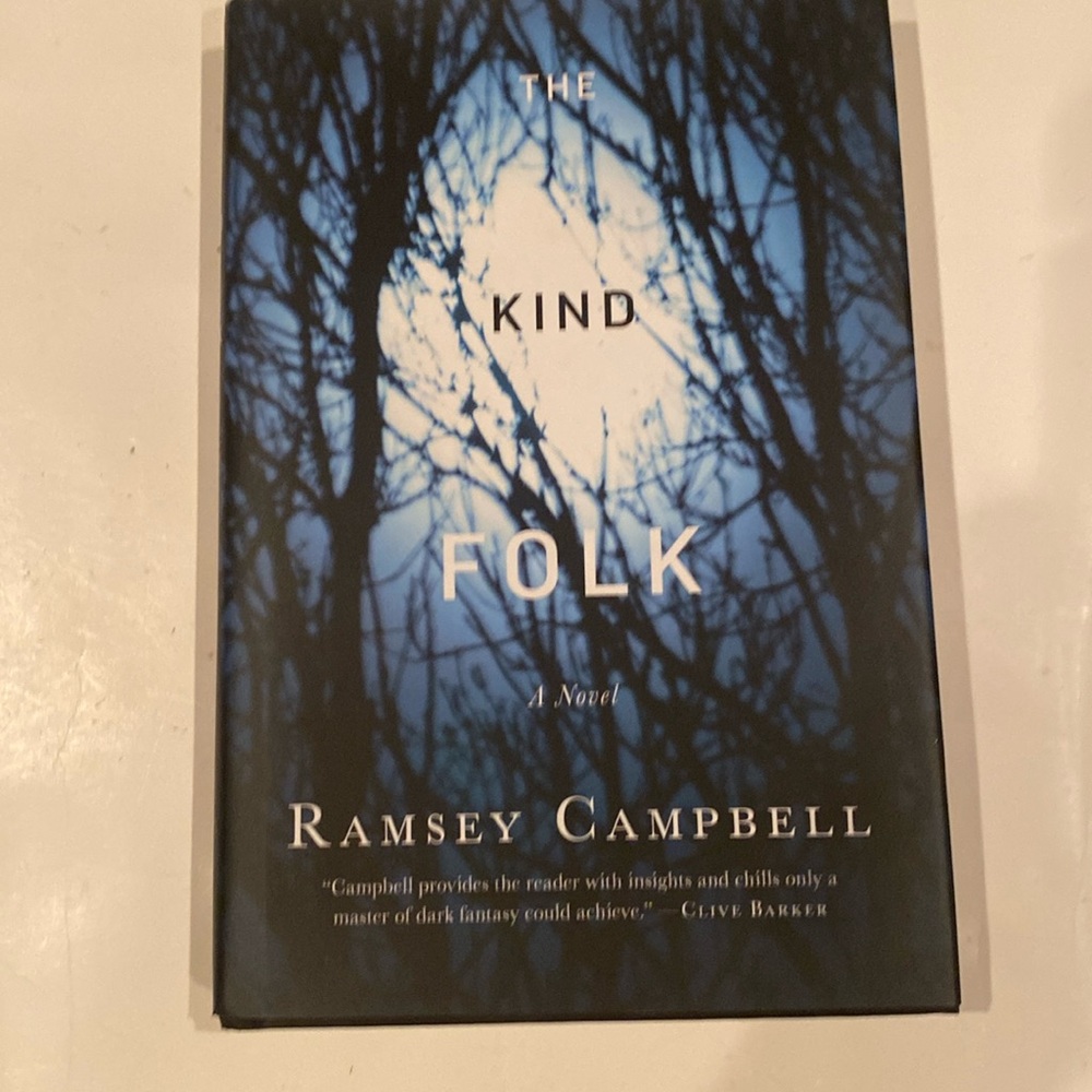 “The Kind Folk,” hardcover with dust jacket